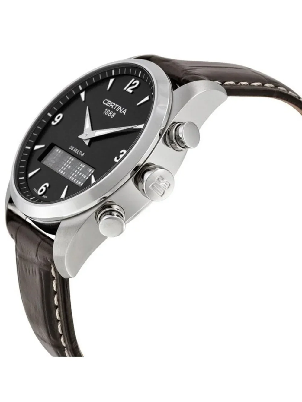 NWT Certina DS Multi-8 Black Dial Men's Watch